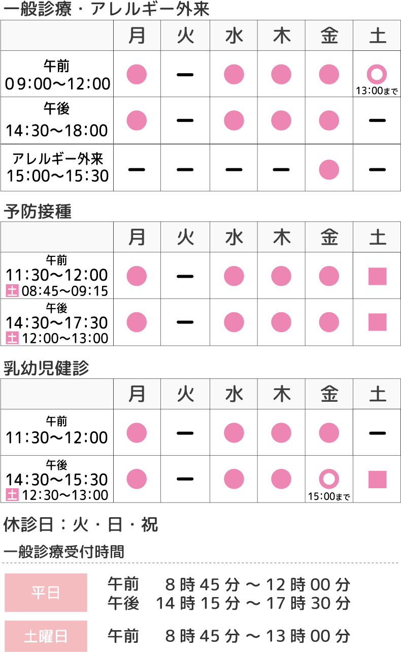 診療カレンダー